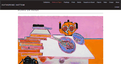 Desktop Screenshot of katherinehattam.com